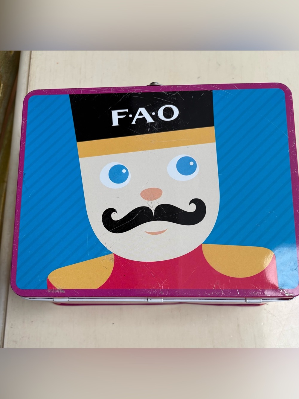 FAO Schwarz Classic Nutcracker Tin lunchbox
